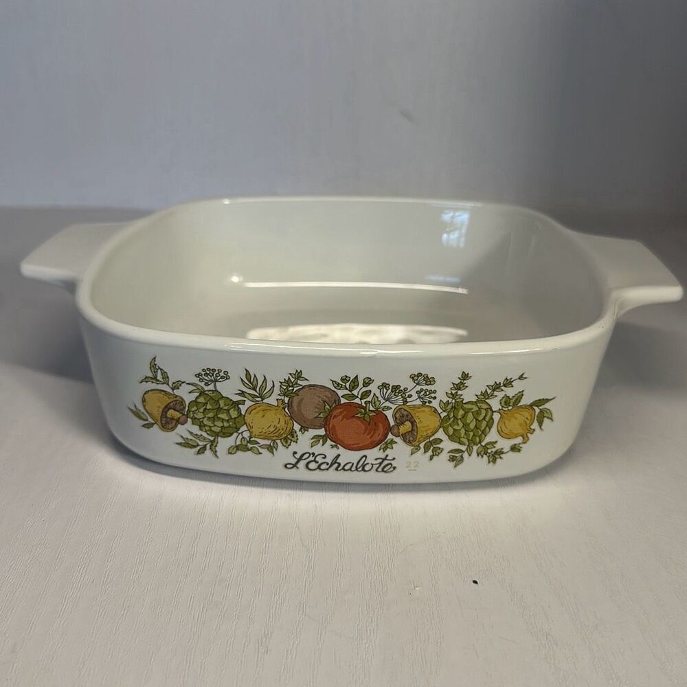 Vintage Corning Ware 70’s - 1‎ Quart L’Echalote SPICE O’ Life A1B